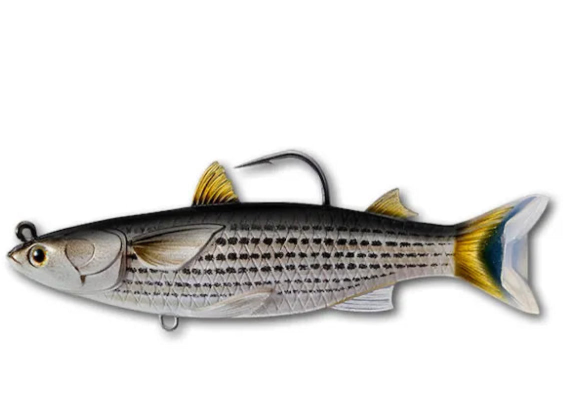 Live Target Mullet.(Silver ,Silver/Black)