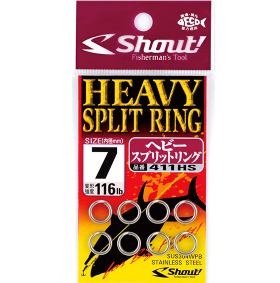 Shout Heavy Split Rings.