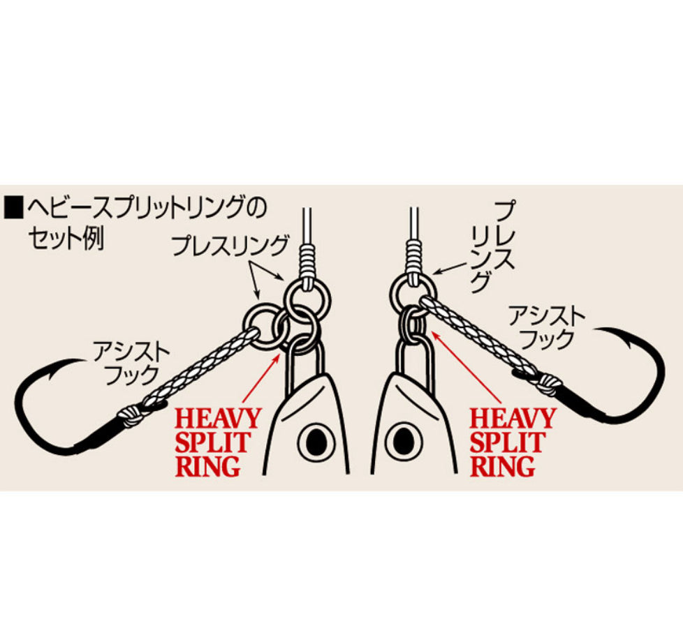 Shout Heavy Split Rings.