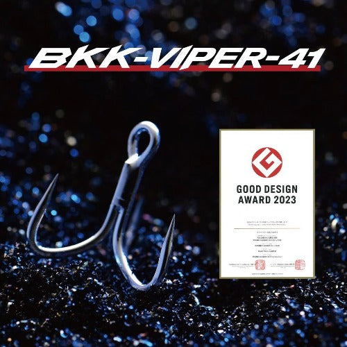 BKK  Viper-41 Super Sharp Needle Point 4X Treble Lure Hook.