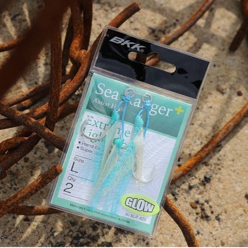 BKK Sea Ranger+ Jigging Pre-Tied Twin Assist Hooks.