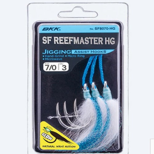 BKK SF Reefmaster- HG Fine Wire Tied Single Jigging Assist Hook