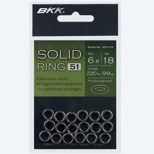 BKK Solid Rings- 51 Saltwater Lure Fishing Accessories .